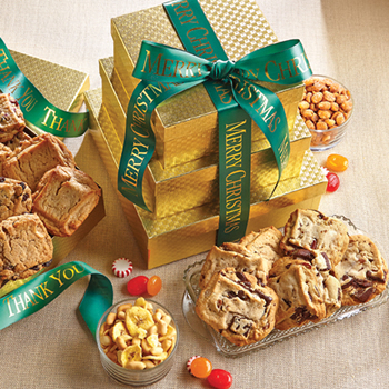 Merry Christmas cookie boxes are perfect for a gift delivered to someone special. Order the Christmas flavors as a present for someone special