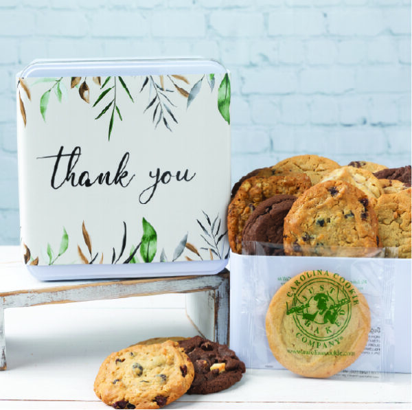 Thank You Cookie Tin