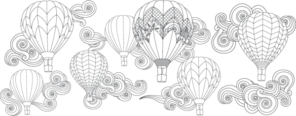 Ready to Color Cookie Gift - Balloons - Image 2